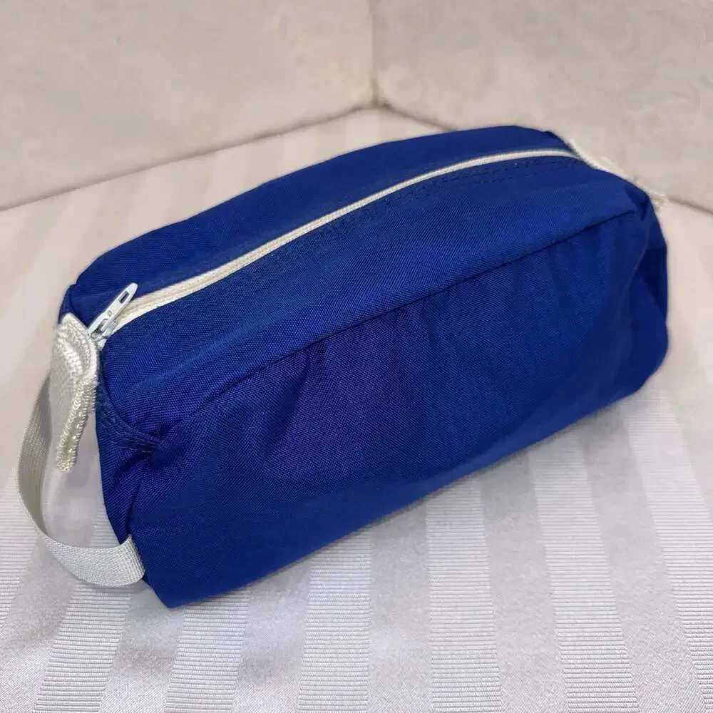 Vintage LL Bean Blue Nylon Toiletry Dopp Bag Travel Kit Freeport Maine